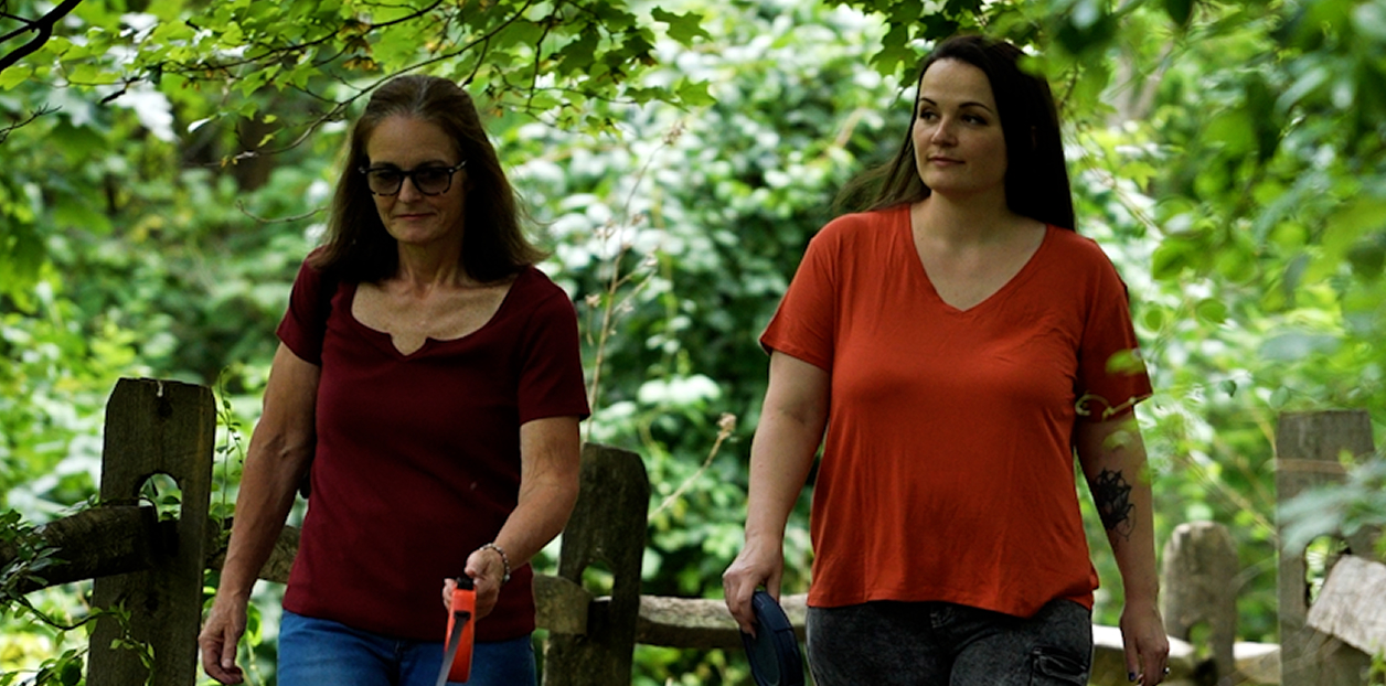 Carousel card featuring Kelly’s story about supporting a loved one living with post-bariatric hypoglycemia (PBH)