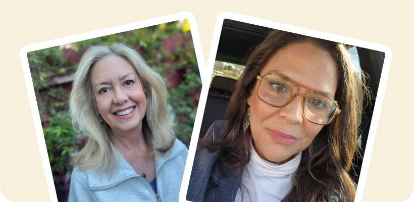 Portraits of two women