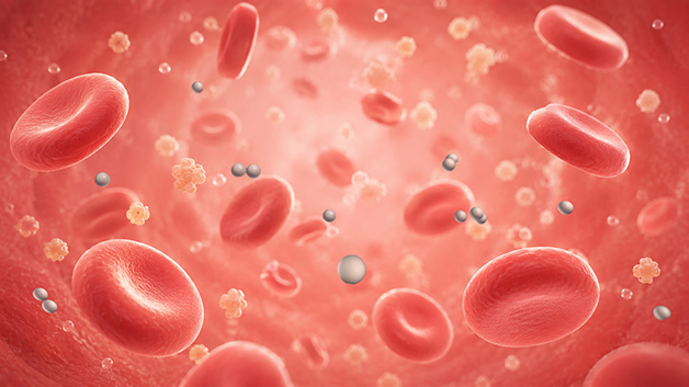 Illustration representing cellular response related to counter-regulatory hormone activity
